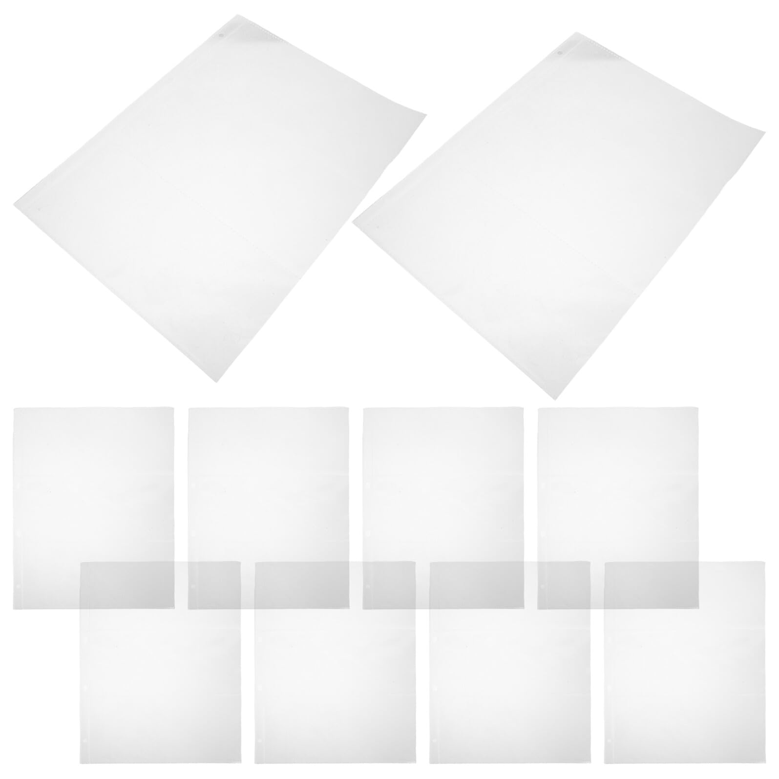 40 Fundas Transparentes Para Guardar Hojas Sueltas Sellos Monedas Archivos Organizadores De Dinero Protectores De Billetes Carpetas De Pvc