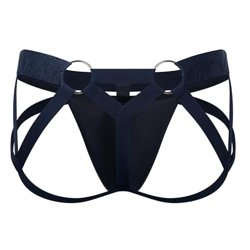 JOCKMAIL Jock Straps Sexy Jockstrap Thong Underwear - L - 253black