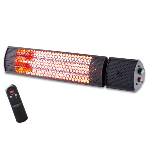 Starlyf Radiant Heater Stufa A Infrarossi 2000W | Riscaldatore Elettrico Da Esterno E Interno IP65 Con Telecomando | Calore Istantaneo, 2 Livelli Di Potenza, Basso Consumo Ed Alta Resistenza - 9