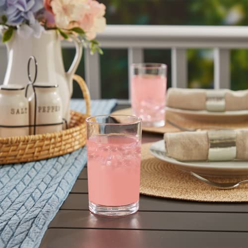 Us Acrylic Classic 9 Ounce Premium Quality Plastic Juice Tumblers In Clear | Set Of 6 Drinking Cups | Reusable, Bpa-Free, Made In The Usa, Top-Rack Dishwasher Safe #TOP2