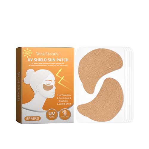 Cache-œil anti-UV protecteur et anti-taches pour le sport, lot de 3