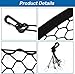 STARROAD-TIM Dog Car Barrier Vehicle Pet Barrier Backseat Mesh Dog Car Divider Net with Adjusting Rope and Hook Suitable for SUV Pickup and Small Car (47in x 27in)