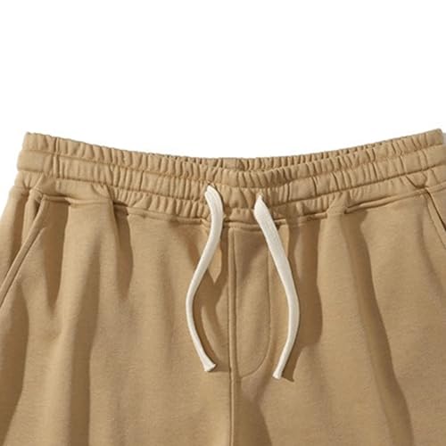Shorts deportivos casual de algodón para hombre miniatura 6