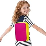 YOTAN Swim Float Kids Back Belt, Pool Bubble Back Float Water Trainer Training Device 6-12 Year Old, Swim Floaties for Safety Training & Beginners Swimming Sport Pool Lesson (Pink)