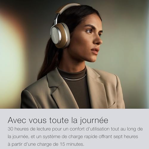 Image of Bowers & Wilkins Px8 Over Ear Wireless Headphones, Advanced Active Noise Cancellation, Luxurious Materials, 30-Hour Battery Life, 15-Min Quick Charging, Royal Burgundy