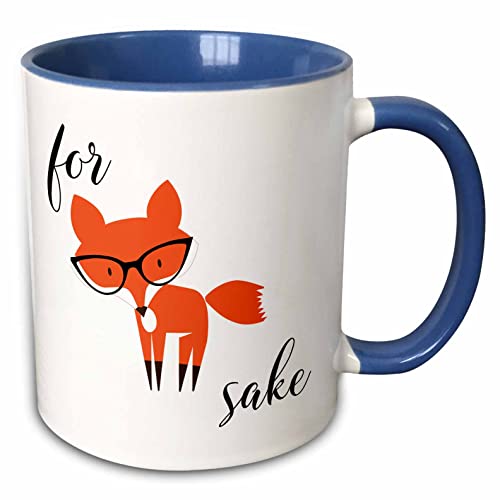 3dRose Lenas Photos - Cute Sayings 11oz Two-Tone Blue Mug
