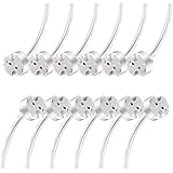 Noobibaba Ceramic Bi-Pin Socket Adapter, Compatible with G4 GU5.3 G6.35 GY6.35 GX5.3 GZ4, MR16, MR11, and MR8 Light Bulbs - Pack of 12, 3.9' Cable