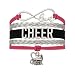 Girls Cheerleading Bracelet, Cheer Gifts- Cheer Jewelry- Cheer Bracelet- Adjustable Cheer Charm Bracelet- Gift For Cheerleaders, Cheer Teams & Cheerleading Coaches