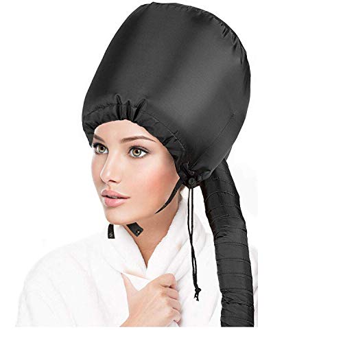 Bonnet Hood Hair Drying Adjustable Attachment Cap Soft For Handheld Blow-Dryer Deep Conditioning