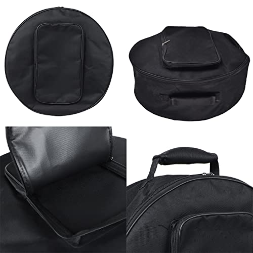 Snare Drum Bag Waterproof Drum Backpack Travel Drum Shoulder Bag Portable Drum Storage Case with Adjustable Strap and Padded Handle,14\"