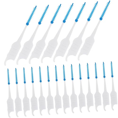 HOUDERCO 200pcs Floss Picks for Teeth Cleaning Tools Interdental Brush Oral Care Brush Travel Tooth Cleaner