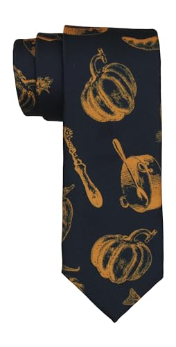 Cravate fine imprimée fantaisie Brooks Brothers orange en soie noble de taille M