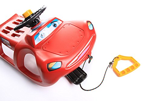 Slittino per bambini in plastica con corda di