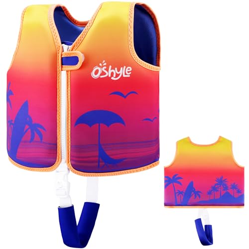 Toddler Swim Vest,Neoprene Trainer with Adjustable Straps and Crotch Strap by OSHYLE - Used condition - US$17.39