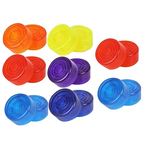OFFSCH Pedal Caps Guitar 16pcs Guitar Footswitch Cap Anti-slip Effect Foot Nail Cap Set