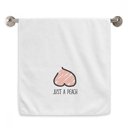 Serviettes moelleuses Juste Peach rose blanche 13x29 pouces - 2