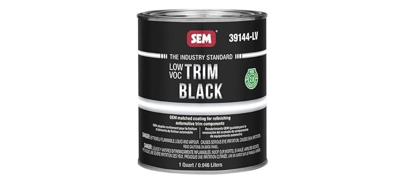 SEM 39144-LV Low VOC Trim Black Aerosol - 1 Quart