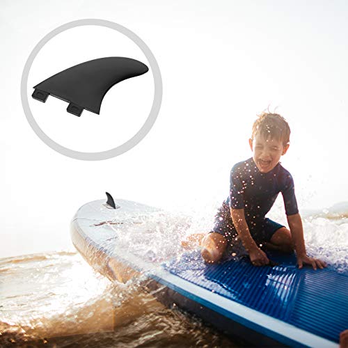 BESPORTBLE 3Pcs Surf & SUP Fin Fin Centro para Paddleboard Prancha Longboard Fin Único Acessório de