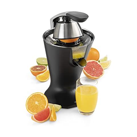 Princess Citrus Juicer, 300 watt, Silent Motor, Double Detachable Cone, Electric Press, Dishwasher Safe Cover