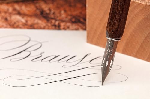 Brause Bloco de treino forrado para caligrafia, A4