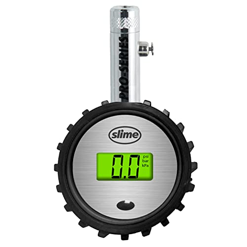 Image of Slime 20456 Tire Pressure Gauge, Pro-Series, Mini, Digital Precision, (5-100 psi)
