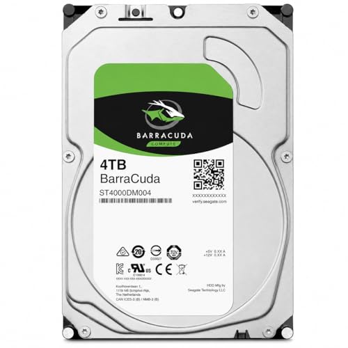 Image of Xtra Lyf Barracuda 4TB Internal SATA Hard Drive HDD 6Gb /s 256MB Cache 3.5 Inches for Computer Desktop PC (ST4000DM004)