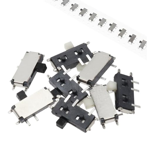 Interrupteur coulissant 7 broches marche/arrêt 1P2T SPDT MSK-12C02 SMD pour circuit imprimé PCB