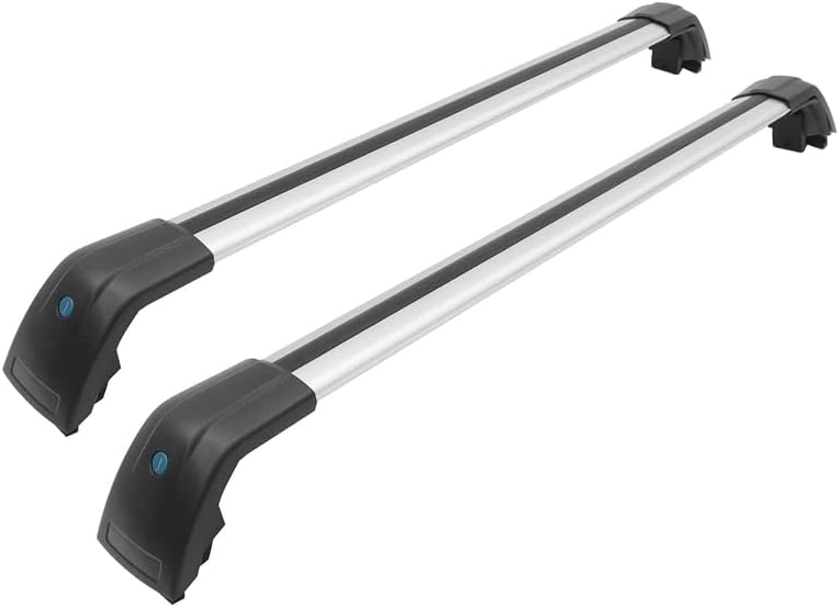 MotorFansClub Roof Rack Cross Bars Fit for Hyundai Santa Cruz SE SEL Premium Night Limited with Flush Side Rails 2022 2023 2024 2025 Baggage Luggage Racks Rail Lockable Black