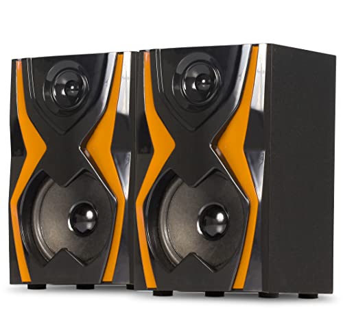 Home Theater Bluetooth 280w com Subwoofer 5.1 e 4 Caixas acústicas Controle de Som estéreo Conexão R