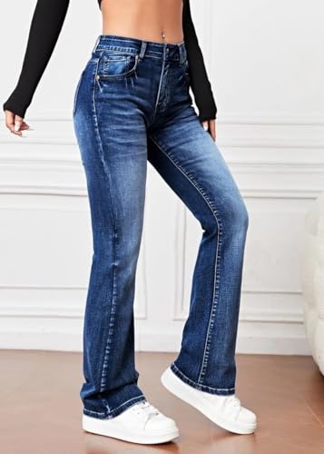 Pantalon évasé stretch qui affine la taille sans serrer le ventre