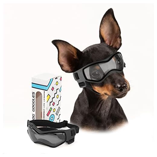 PETLESO Hunde-Sonnenbrille für kleine Rassen