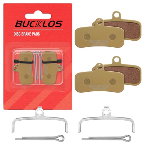 Image of BUCKLOS Bike Disc Brake Pads 4 Piston Pads for Shimano D02S D03S Saint | BRP-05 bicycle disk brake pads, fit mountain road bike,ebike,scooter, Shimano Saint Deore Tektro TRP