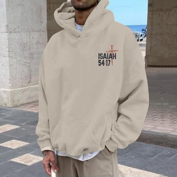 Christian Hoodies for Men Jesus Religious Faith Tops image 2