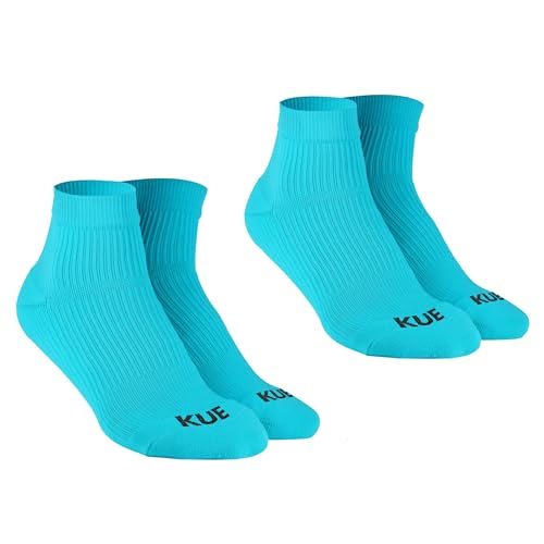 Image of KUE Compression Ankle Socks For Men & Women I Improved Blood Circulation, Pain Relief, Daily Use, Running & Sports, Premium Fabric, Moisture Wicking I Ankle Length Sports Socks