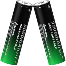 2 PCS Ni-MH1865 3.7 V Rechargeable Battery Li Polymer Ion Button Top Upgrade Capacity Batteries for Camera/Alarm Clock/Doorbell/Headlamp.67 * 18mm