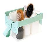 Reise-Kosmetiktasche, transparente Make-up Organizer kleine Kosmetiktasche mit Magnetverschluss für Schminktisch, Badezimmer, Geschäftsreise, Urlaub, Frauen, Männer, Vielreise, lieber grüner sand