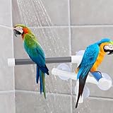 PVC Baignier Baignoire Douche de Bain Perche Perche avec Aspiration pour le Macaw comme Oiseau pour un Tel Baignade Perch Birgard Baignage Baignoir Perre