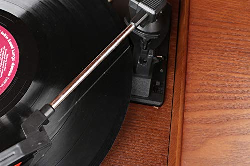 Plattenspieler mit Bluetooth und Holzdesign für nostalgische Musikanlagen
