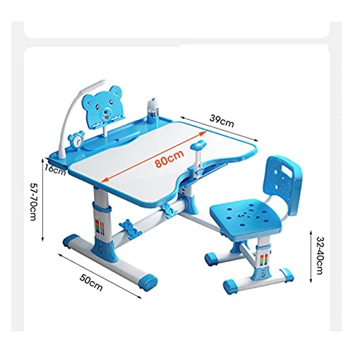 studiebalie Studiebalie Student Home Huiswerk Bureau Opgeheven en verlaagd Tafel en stoel Set Multifunctioneel Schrijfbureau Kinderbureau Studiebalie Slaapkamer met laden - Afbeelding 3