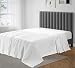 Plushy Comfort Luxury King Size Flat Sheets 1 Piece in 100% Egyptian Cotton 800 Tc