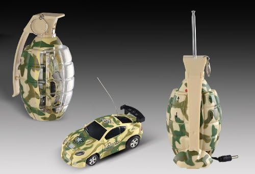 2.7" Mini RC Camouflage Grenade Car MC98 Yellow Hobbies Hobby Present Gift Game Unknown Binding