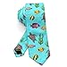 MZERSE Fashion Neckties Mens Shirt Uniform Skinny Tie for Business Holiday Necktie Mint Grenn Turquoise Sea Turtles
