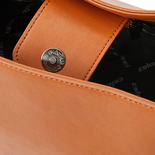 Buket Sport,Bolsa,Colcci,Feminino,Caramelo C/Logo Preto,UN