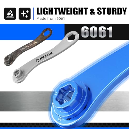 Image of NICECNC Motorcycle Wheel Removal Tool 17X27X32mm Axle Wrench Spanner Compatible with Husqvarna TE FE TC FC TX FX 125-701 2014-2022 TE FE 125-501 2023,See Fitment