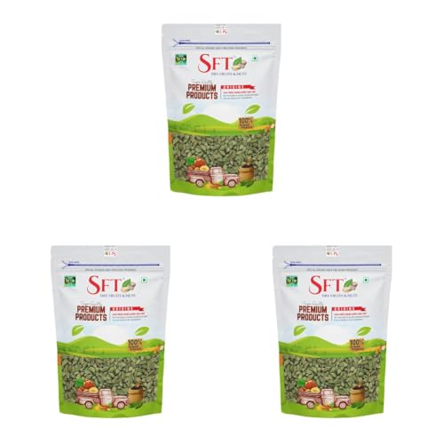 Image of SFT Whole Green Cardamom (Elaichi), 100g (Pack of 3)