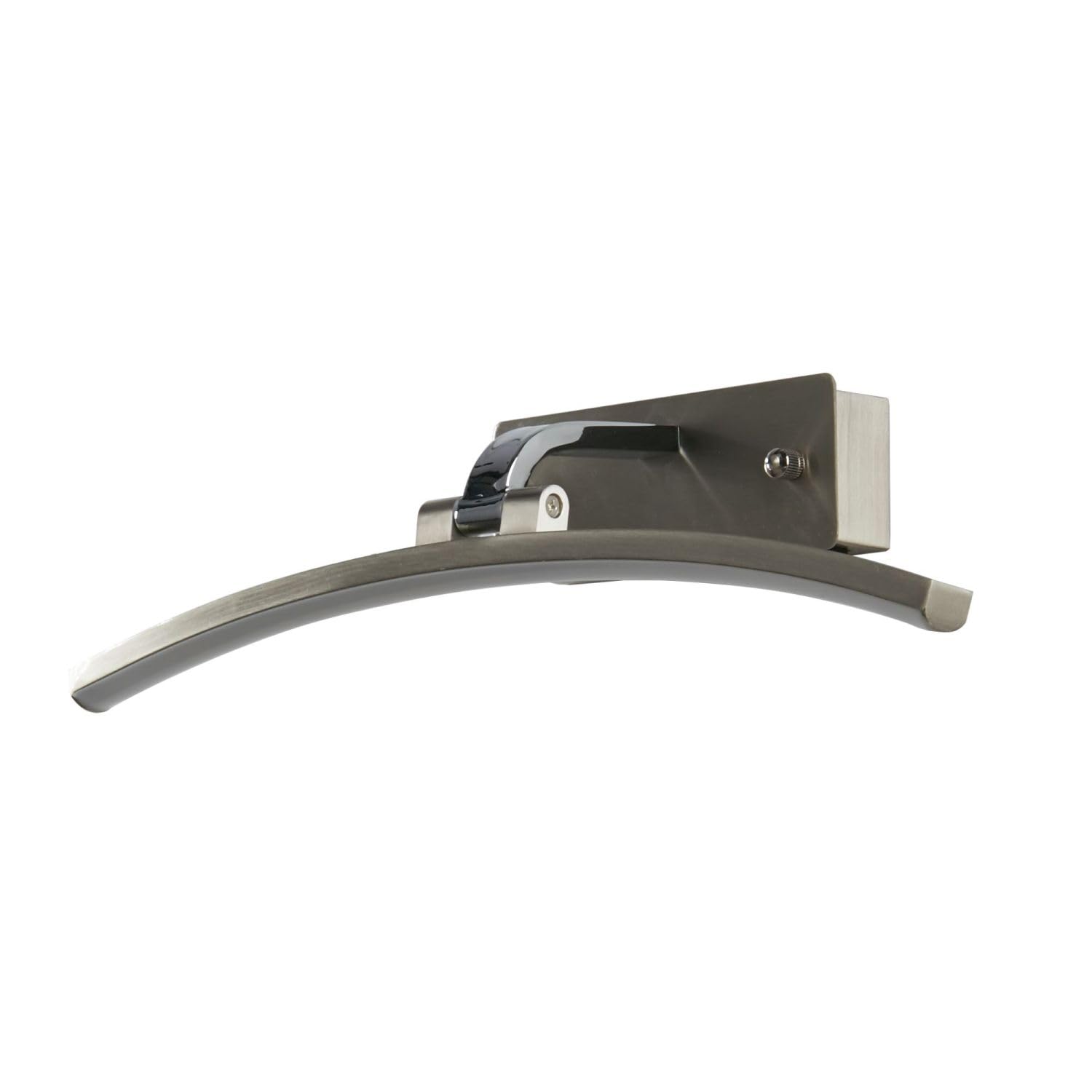 Lampada da parete a LED con interruttore L: 40 cm in argento 3000 K 503 lm bianco caldo regolabile metallo moderna lampada da quadro soggiorno specchio luce bagno