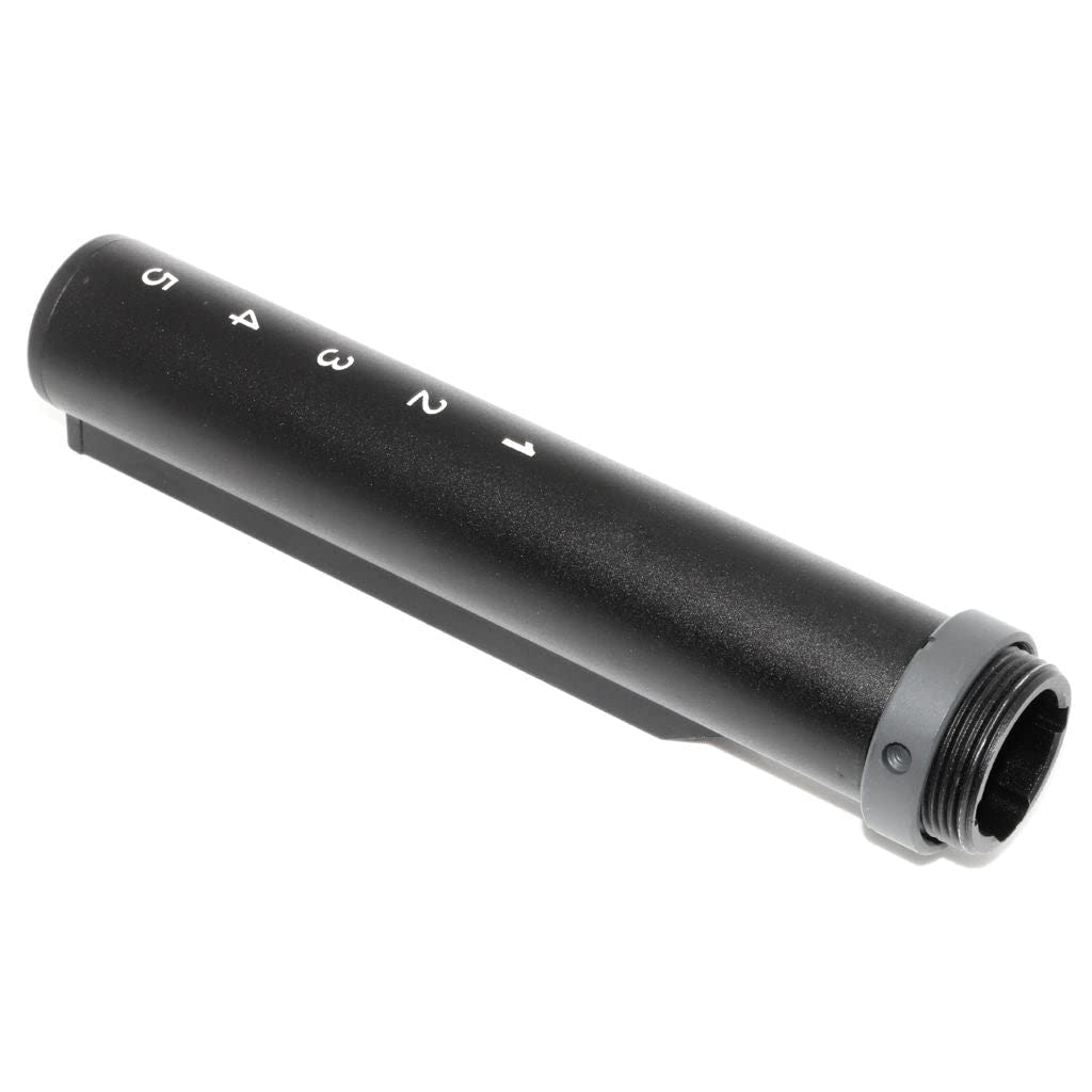 Generic Airsoft Partie E&C 168mm Tube de Crosse allongé à 5 Positions pour E&C Tokyo Marui M16A1 Series AEG Rifle Black