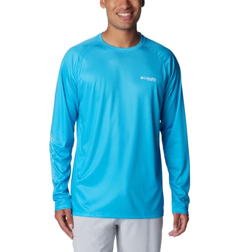 T-shirt Columbia Terminal Tackle PFG manches longues bleu océan homme L