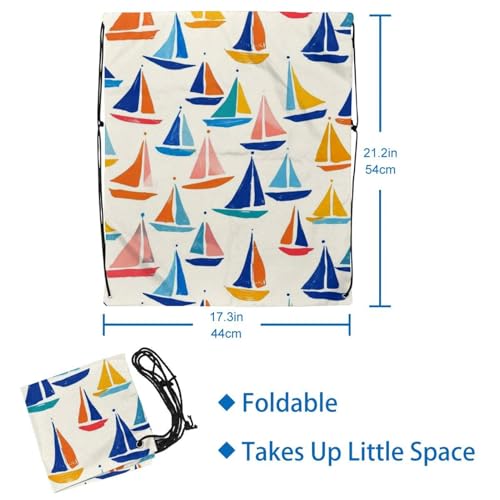 Sac à dos hawaïens avec cordon imperméable multicolore et ultra léger - 3