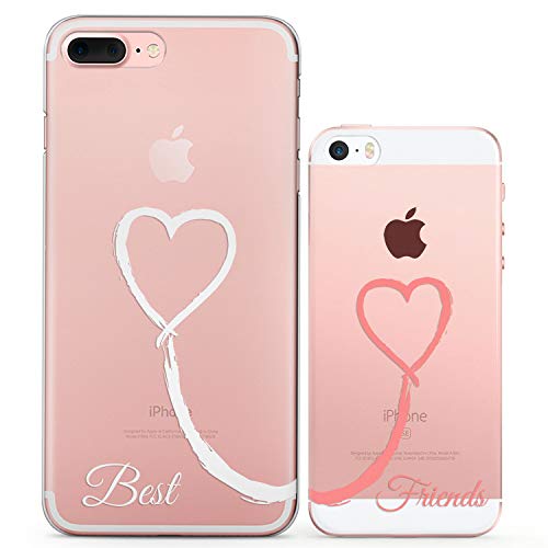 Lex Altern Couple Cases For Iphone 14 13 Pro Max 12 Mini 11 Xs 6S 8 7 Xr Best Friends Love Best Friend Protective Soulmate Lightweight Heart Abstract Cover Tpu Silicone Minimal Matching Cute #TOP3